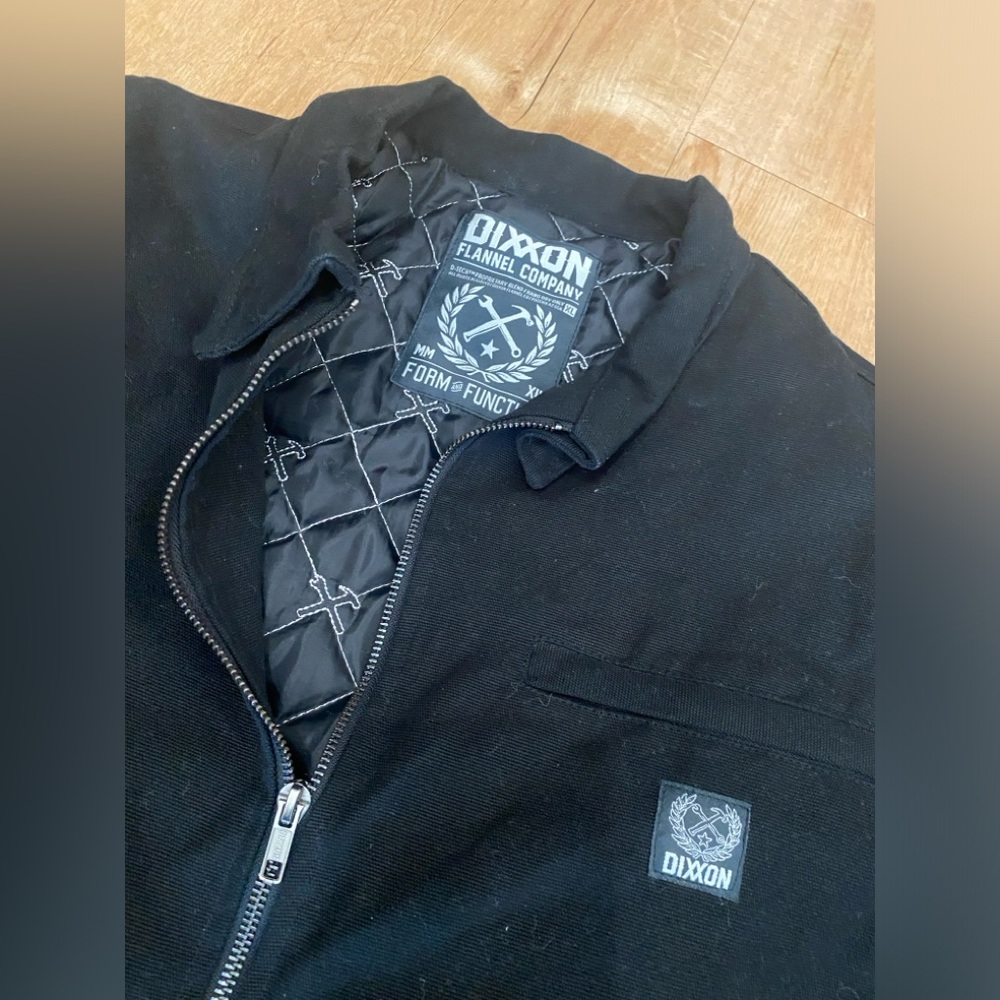 Dixxon form and function Workhorse black heavy jacket size XL